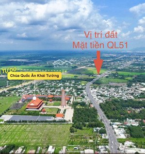 cần tiền bán gấp lô đất mặt tiền quốc lộ 51. cách sân bay long thành 500m. giá ngộp