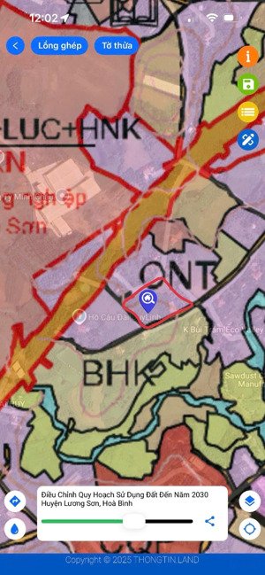lô góc 3 mặt tiền. hơn 6,5 tr/m2. phù hợp phân lô, làm nghỉ dưỡng