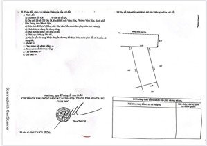 bán lô biệt thự đường huỳnh văn nghệ, kđt vĩnh hoà, p. bắc nha trang - 245,5 m2 ngang 10m
