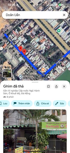 bán cặp đất đường doãn uẩn, khuê mỹ, ngũ hành sơn, đà nẵng