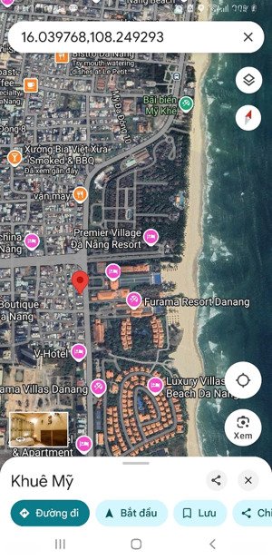 bán lô đất đẹp 2 mặt tiền trước sau đường võ nguyên giáp ngang 7m, ngay bãi biển mỹ khê