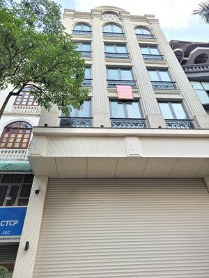 bán gấp tòa building mặt phố trần thái tông, cầu giấy, 130m, 9 tầng lừng lững, có hầm, kd đỉnh, 86t