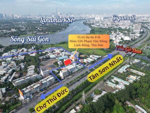 cần bán đất ngay cầu gò dưa đường phạm văn đồng, p hiệp bình, thủ đức -gần tttm gigamall.