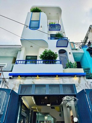 nhà đẹp giảm sâu 200tr. căn 50.4m² bùi đình túy gần ngã 4 hàng xanh. xây 1 trệt 3 lầu, hẻm oto