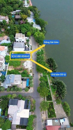 độc quyền! khuôn đất ~500m2 view trực diện sông sài gòn, xây nhà hàng, biệt thự - tp thủ đức