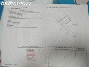 Siêu phẩm đất mặt tiền đường Lê Hồng Phong, Cần Đước, Long An, DT 194 m2, giá 2,8 tỷ