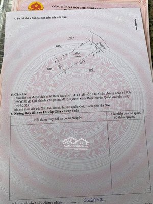 cc bán 100m full thổ cư mt 5,68 m hía đầu tư cực tốt ngõ thông oto tránh,hoà thạch, phú cát tp hn!