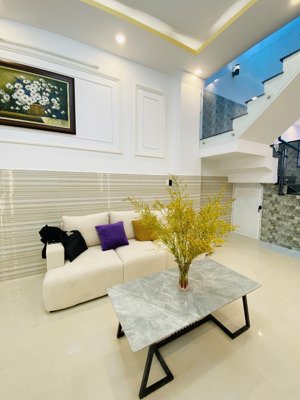 nhà đẹp đón tết 4x16m - hxh tặng full nội thất xịn - sổ đẹp hoàn công đủ