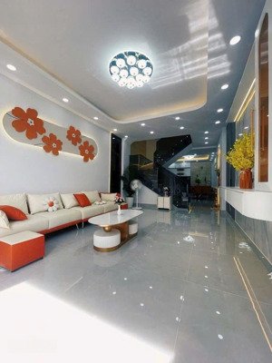 nhà phố 4 tầng đẹp lung linh tặng full nội that đường xe hơi dương cát lợi thi trấn nhà bè