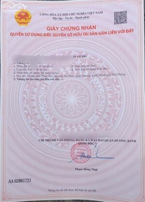 Bán đất Đa Phúc - Dương Kinh - Hải Phòng