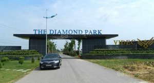 4.9 tỷ lô nền 160m2 đường to the diamond park tiền phong - mê linh - hn 