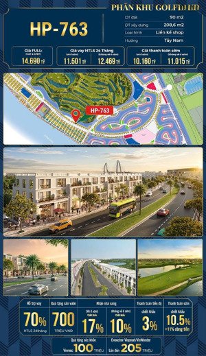 shophouse view biển * hp-763 trục chính mặt đường hạnh phúc phân khu thiên đường - vinhomes vũ yên