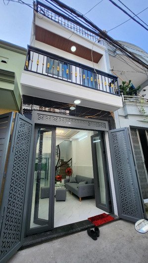 nhà kề tân phú 5 phòng ngủ hẻm to, ngã tư 4 xã 4'' hơn 3ty