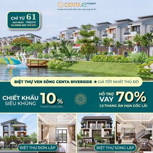 chỉ với 5 tỷ sở hữu căn villa 225m2 hàng giá gốc cđt, giá rẻ nhất bảng hàng, cách hồ gươm 15km