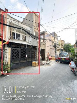 vị trí đẹp sát mặt tiền nguyễn văn khối (4 x 14) hẻm xe tải 6m (trệt + lầu) giá chỉ 7.29tỷ