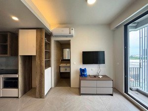 căn hộ 1pn full nội thất - mới 100% ban công - gần cầu sài gòn - ga metro văn thánh lh 