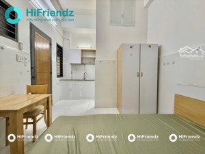 chung cư mini - phòng studio full nội thất - thang máy - bảo vệ 24/7 - gần chợ hoàng hoa thám
