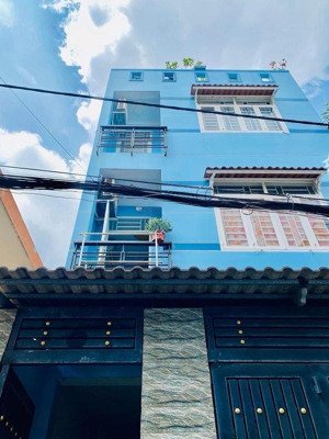 bán nhà 4 tầng 80m2 - ngang 5.3m - hẻm ô tô thông lê liễu - tân kỳ tân quý gần aeon mall tân phú