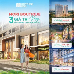 shophouse 2 tầng happy one mori: kdc sầm uất, kcn vsip1, aeon mall, tiện cho thuê, dễ kinh doanh