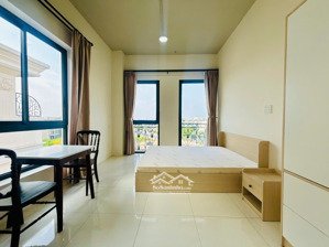 cho thuê studio 1n1k ban công cửa sổ full nội thất mới ngay mỹ đình, lê đức thọ, dolphin plaza