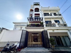 nhà mới đường thông xe hơi, dt:4x20m, lửng, 3 lầu, 4pn, p.thờ, sân thượng, hướng tây bắc, 7.85 tỷ