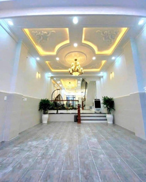 nhà phố full nội thất - đường xe hơi 10m - 4 tầng khu thesun - tt nhà bè - 7tỉ68