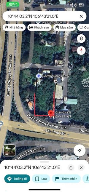 bán gấp lô đất siêu đẹp 1.059m2 - mặt tiền nguyễn văn linh, quận 7 giá 215 tỷ