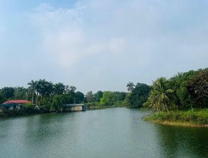 bấn đất view hồ cực đẹp tại thôn 6 xã hoà lạc
