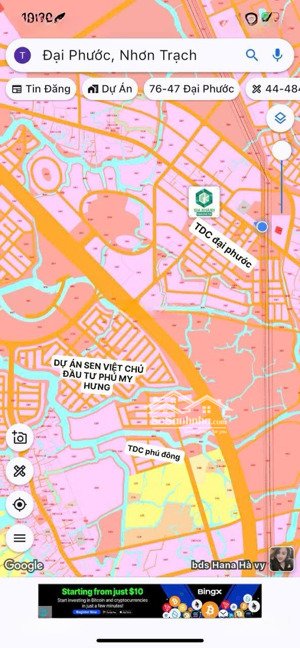 hot chính chủ gửi bán 1 lô duy nhất trục đường d8 tdc đại phước, nhơn trạch, shr full tc