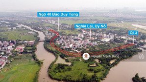 cần thanh khoản gấp lô đất 41,5m2 thôn nghĩa lại, đông anh, hà nội. khu vực trung tâm, nhiều dự án.