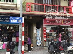 cho thuê nhà mặt phố cầu gỗ - t1: 30m², t2: 45-50m², t3: 60m², mặt tiền 4m, trung tâm hoàn kiếm