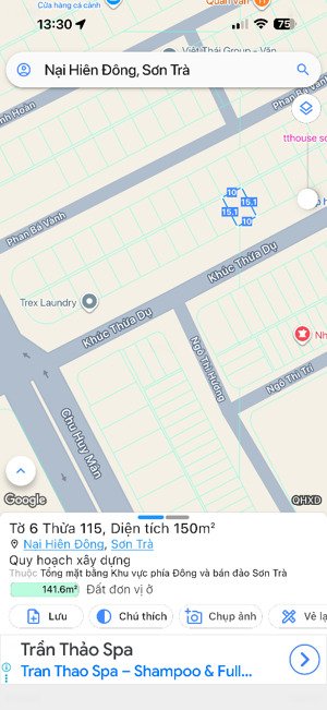 bán lô đất 150m2 khúc thừa dụ sơn trà giá rẻ đầu tư khu vực tiềm năng phát triển 2026