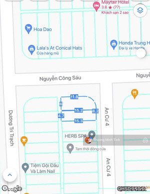 bán lô góc 2 mặt tiền đường nguyễn công sáu - phước mỹ - đà nẵng dt 152 m2 giá tốt đầu tư
