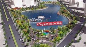 bán đất thạch bàn long biên hà nội diện tích : 90,5m2 x 5,5m x 24,1 tỷ ôtô kinh doanh view hồ