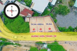 lô đất đẹp cầu phong châu ngang gần 9,5m khu dân cư hiện hữu