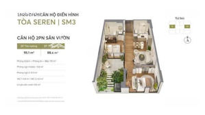 căn sân vườn 88m2 ck lên đến 19% siêu hot tại greenera southmart với sv lên đến 9m2 cực thoáng!
