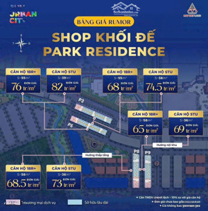 bán shophouse tại sun urban city, lam hạ, phủ lý, hà nam, 70 triệu / m2, 50 m2