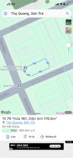 ngộp bank! góc 2 mt - dương thạc 388m2 - ngang 20m - xây cao tầng - hướng đông nam - 130 tr/m2