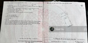 lô đất mặt tiền đường trần sâm, ngay nhà hàng chân trời góc bể.