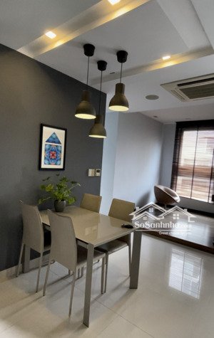 cho thuê căn hộ starhill, 2pn, 1 phòng làm việc, nội thất cao cấp