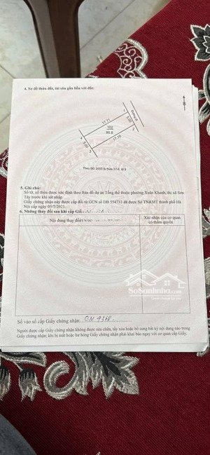 bán lô đất 86.8m2 gần khu nhà máy thông tin m3, cách trường tiểu học xuân khanh 300m, chỉ 1,3x tỷ