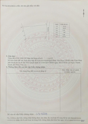bán đất tại ngọc thanh, phúc yên, vĩnh phúc, 6,8 triệu / m2, 733.3m2, đẹp, nhiều tiện ích
