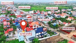 lô góc tuyến 2 ngõ 136 hải phong - đối diện khu tđc đường sắt sát đại dự án vinhomes
