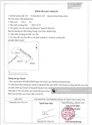 bán đất cam tân chỉ 5 triệu/m2 - ngang hơn 9 mét - qh full thổ - đường ô tô giá rẻ