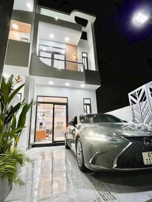 cho thuê nhà 1 trệt 1 lầu phường phú mỹ 3pn-2wc nội thất cơ bản sân xe hơi