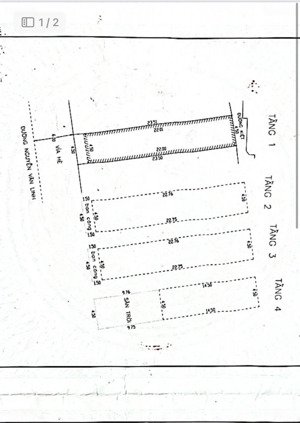 ze nhất thị trường nhà 4 tầng mt nguyễn văn linh - diện tích 105m2 ngang 4m5