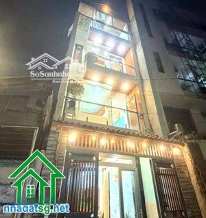 chỉ 5,95 tỷ siêu phẩm mặt tiền kênh nước đen 4 tầng dtsd 160m2 - 3pn 4wc, diện tích: 4 x 10m