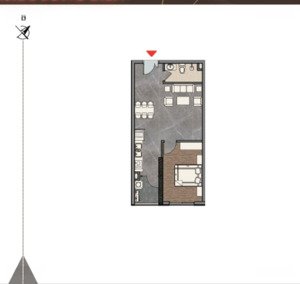 bán cc ruby park chính chủ 46,2m2, 1pn, 1wc đặc biệt có phần sảnh ban công nhô ra