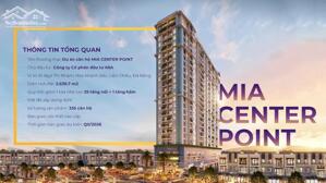 Căn góc 2PN tầng 5 giá 2.927 tỷ view thoáng- Mia Center Point