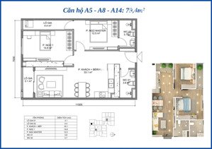 chính chủ giao bán căn 80m2 vuông đep tại chung cư bid residence, giá chỉ 3x tỷ